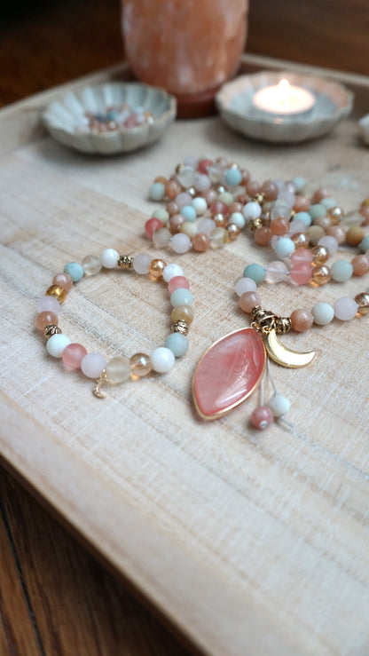 Celestial Queen - Mala & Bracelet Set